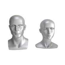 New design  DL193-21 Newest wholesale male and female fiberglass realistic wig mannequin head